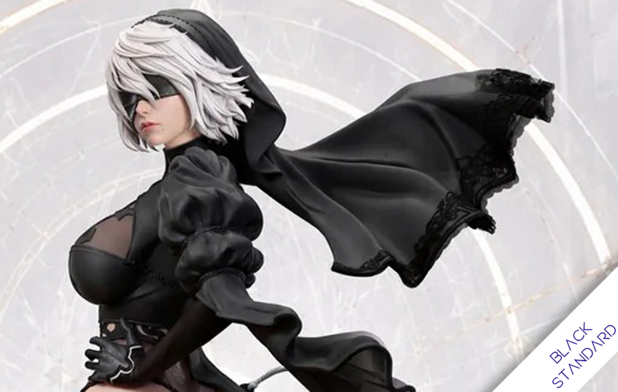 NieR:Automata - 2B Wedding Dress Ver. (Black Standard) 1/4 Scale Statue