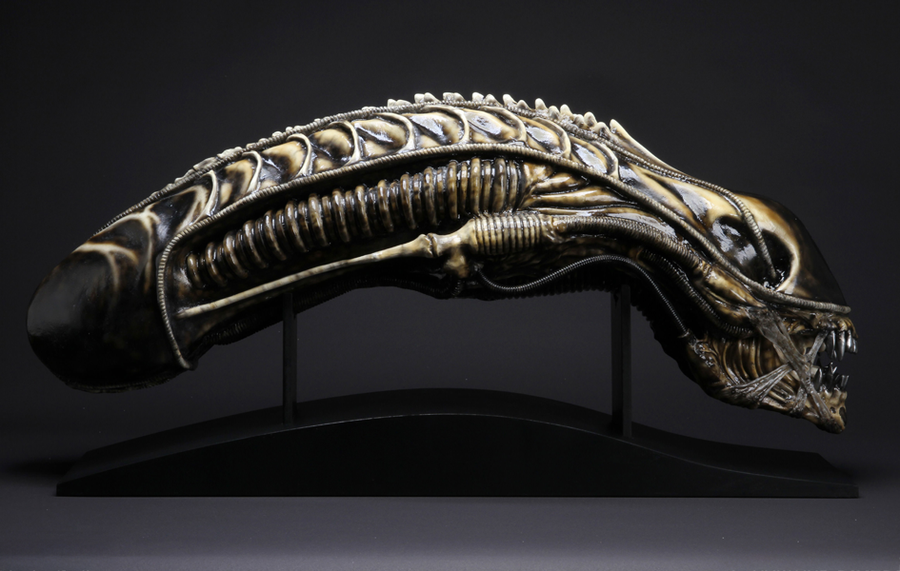 Alien Warrior Life-Size Head