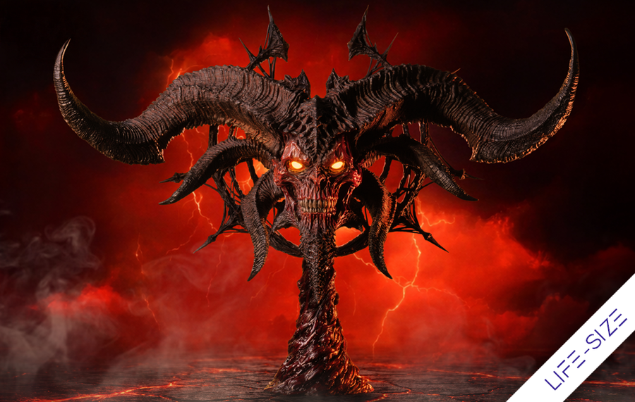 Diablo IV: Lord of Hatred - Mephisto Life-Size Art Mask