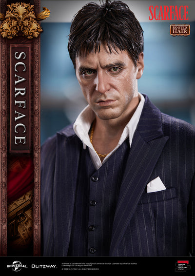Scarface (Rooted Hair) 1/4 Scale Statue