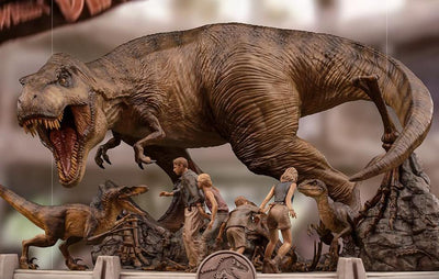Jurassic Park - The Final Scene Demi Art Scale 1/20