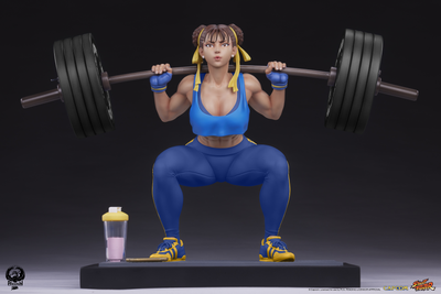 Chun-Li Powerlifting (Alpha) 1/4 Scale Statue