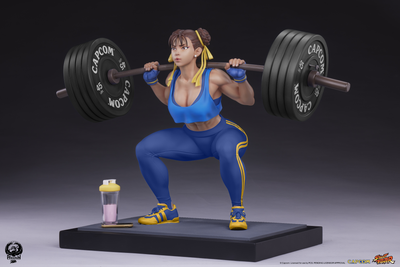 Chun-Li Powerlifting (Alpha) 1/4 Scale Statue