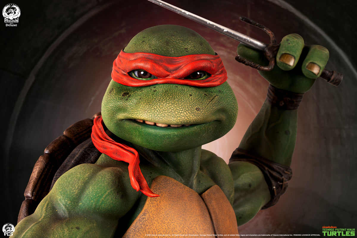 Tmnt 1990 Raphael Shell TMNT (1990) - Raphael (Deluxe Ed.) 1/2 Scale Statue - Spec Fiction Shop