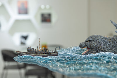 Godzilla Minus One (2023) - Godzilla vs. Shinsei-maru Statue