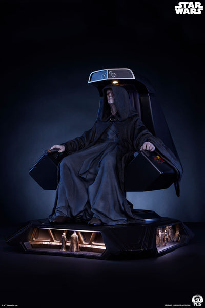 Emperor Palpatine on Throne 1/3 Scale Statue