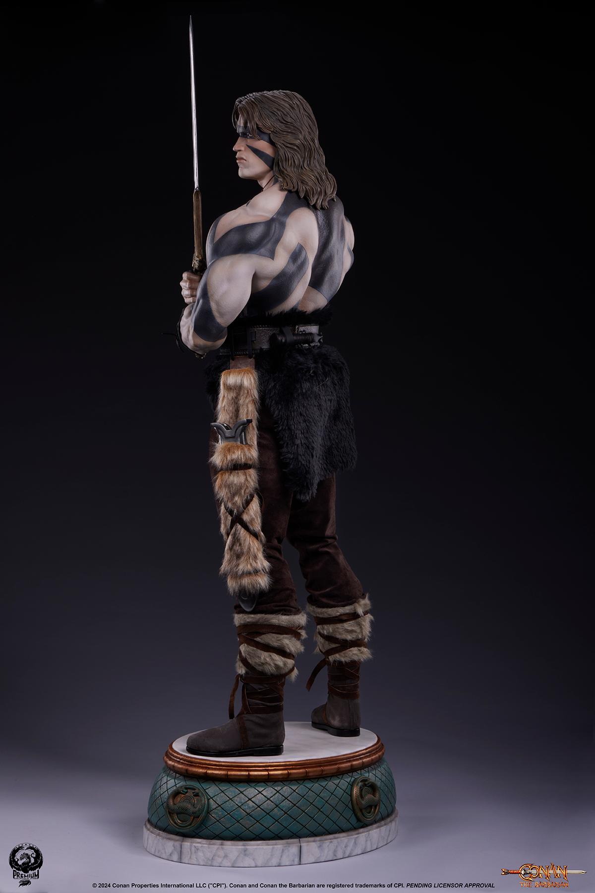 Conan The Barbarian Conan Le Barbare Figurine Ultimates Conan War Paint Conan 18 Cm