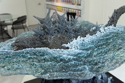 Godzilla Minus One (2023) - Godzilla vs. Shinsei-maru Statue
