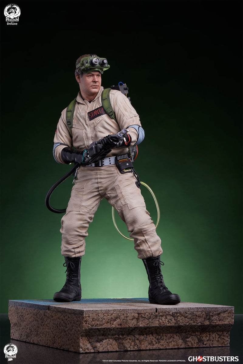 Ghostbusters Ray Stantz Talking Motion Statue - 7-Inch Premium Bobble Figure With Movie Phrases