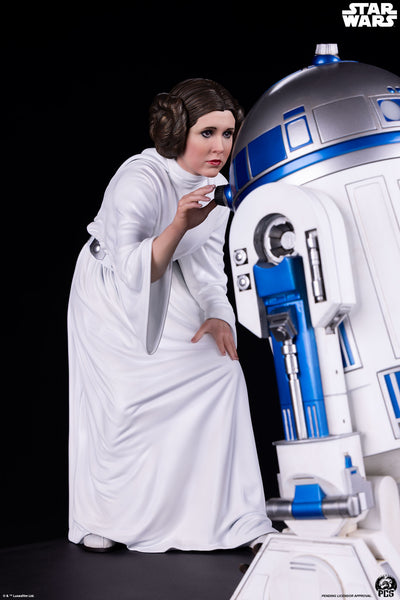 Princess Leia & R2-D2 1/3 Scale Statue by PCS