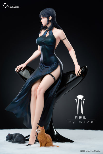 Cloud Worm Series - Crescent Moon (Super Deluxe Version) by WLOP 1/4 Scale Statue