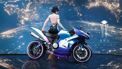 Cloud Worm Series - Crescent Moon (Super Deluxe Version) by WLOP 1/4 Scale Statue