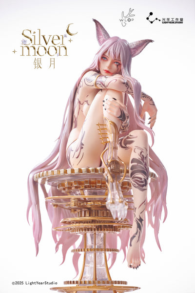 Silver Moon Yao Meng by WLOP (w/ Tattoos) 1/4 Scale Statue