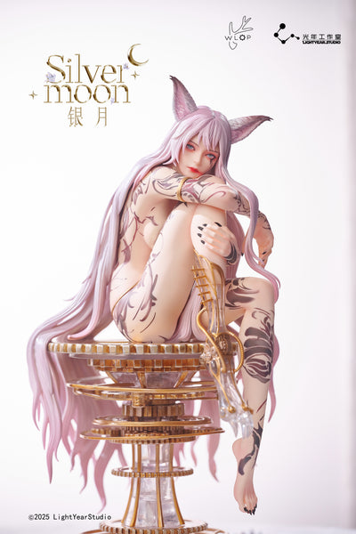 Silver Moon Yao Meng by WLOP (w/ Tattoos) 1/4 Scale Statue