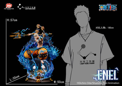 Enel Statue by Light Year Studio