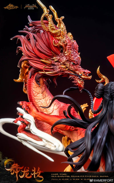 AmerFort Dark Dynasty Series - Dragon Dance 1/4 Scale Statue