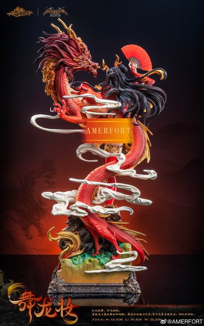 AmerFort Dark Dynasty Series - Dragon Dance 1/4 Scale Statue
