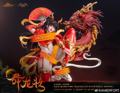 AmerFort Dark Dynasty Series - Dragon Dance 1/4 Scale Statue