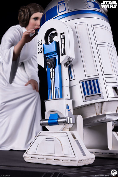 Princess Leia & R2-D2 1/3 Scale Statue by PCS