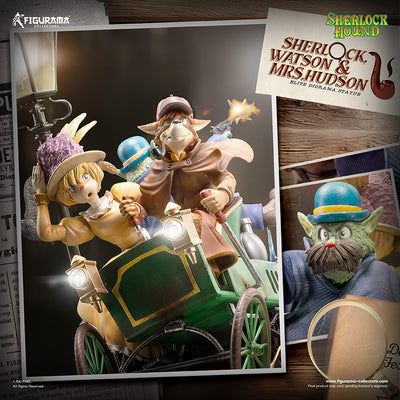 Sherlock Hound - Sherlock, Watson & Mrs. Hudson Elite 1/8 Scale Diorama