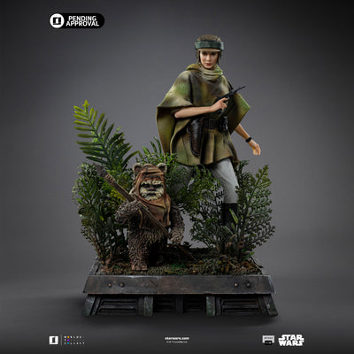 Star Wars: Return of the Jedi - Leia & Wicket Art Scale 1/10