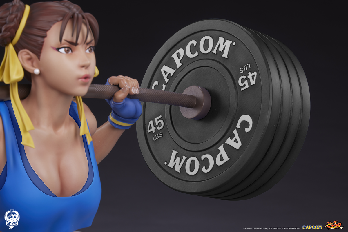 Chun-Li Powerlifting (Alpha) 1/4 Scale Statue - Spec Fiction Shop