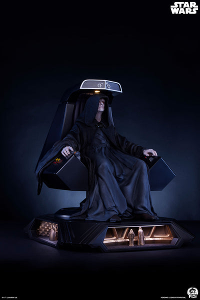 Emperor Palpatine on Throne 1/3 Scale Statue