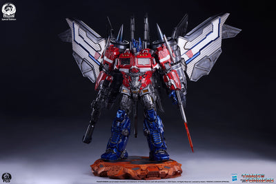Optimus Prime (Jet Convoy Edition) Museum Scale Statue