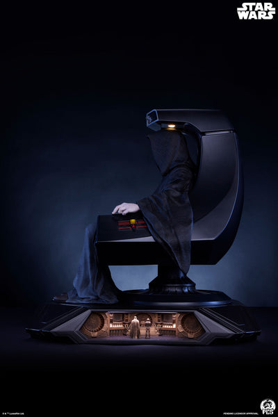 Emperor Palpatine on Throne 1/3 Scale Statue