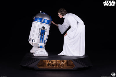 Princess Leia & R2-D2 1/3 Scale Statue by PCS