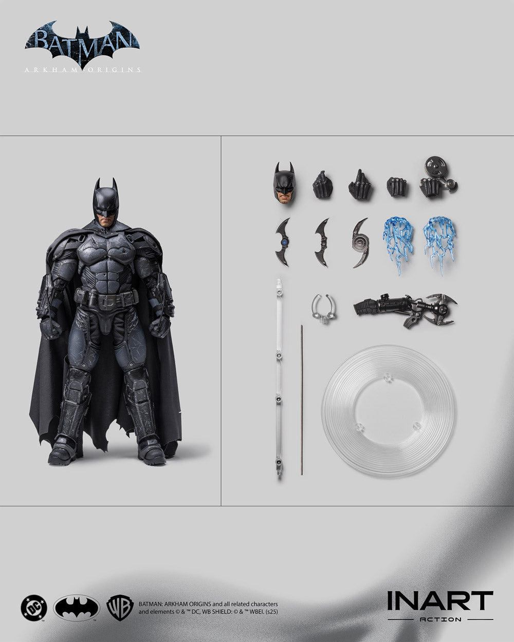 Batman: Arkham Origins - Batman (Battle-Damaged) InArt 1/12 Scale