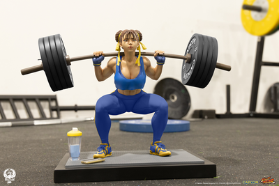 Chun-Li Powerlifting (Alpha) 1/4 Scale Statue