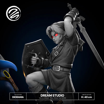 Link vs. Dark Link (Blue) 1/6 Scale Statue by Dream Studio