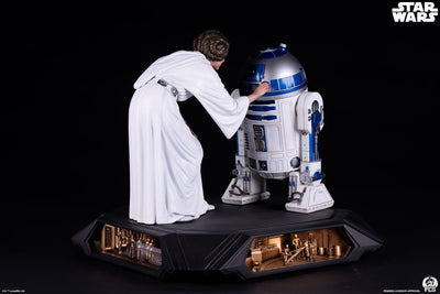 Princess Leia & R2-D2 1/3 Scale Statue by PCS