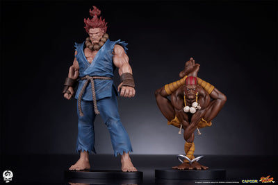 Akuma and Dhalsim 1/10 Scale Statue Set