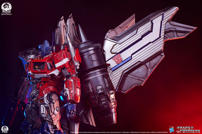 Optimus Prime (Jet Convoy Edition) Museum Scale Statue