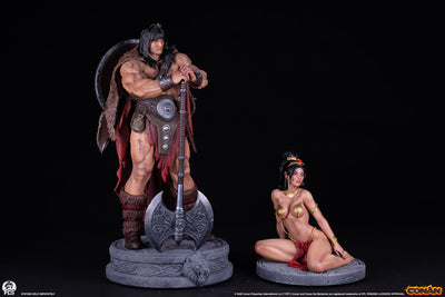 Conan & Maiden 1/3 Scale Statue Set