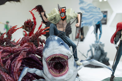 Chainsaw Man – The Movie: Reze Arc - Chainsaw Man & Beam 1/4 Scale Statue