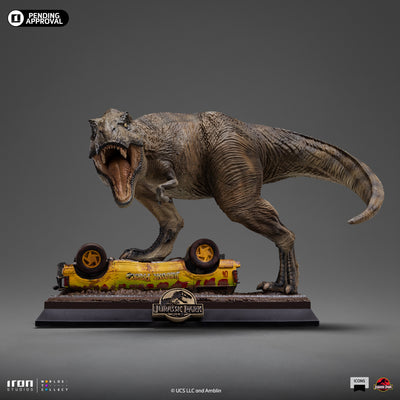 T-Rex Attack Icons Statue