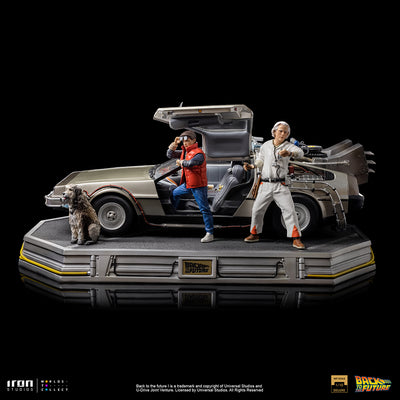Back to the Future - DeLorean Set DELUXE Version Art Scale 1/10