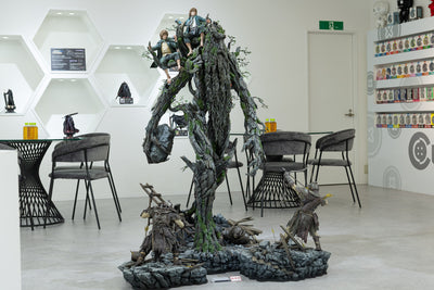 LOTR: The Two Towers - Treebeard w/ Merry & Pippen 1/4 Scale Statue