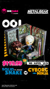 Metal Gear Solid - Solid Snake vs. Cyborg Ninja (Feat. Otacon) Diocube w/ Exclusive Pin