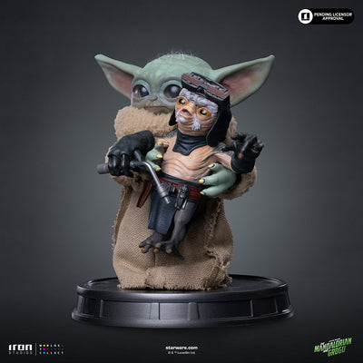 Grogu w/ Babu Frik (No Squeezy) Statue