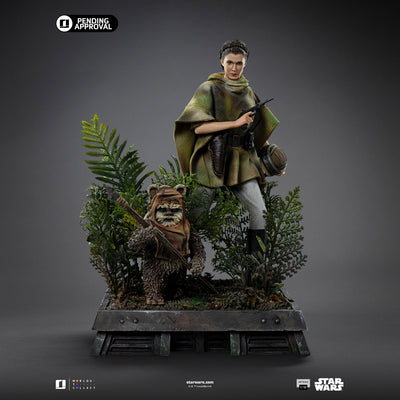 Star Wars: Return of the Jedi - Leia & Wicket Art Scale 1/10