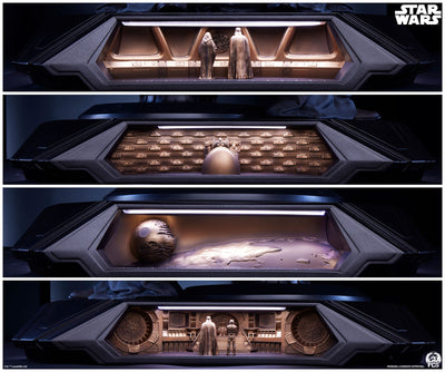 Emperor Palpatine on Throne 1/3 Scale Statue