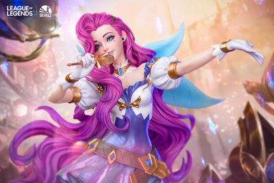 League of Legends - The Starry-Eyed Songstress Seraphine 1/4 Scale Statue