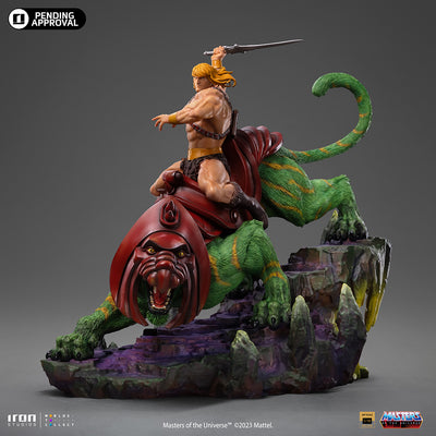 Masters of the Universe - He-Man and Battle Cat Deluxe Art Scale 1/10