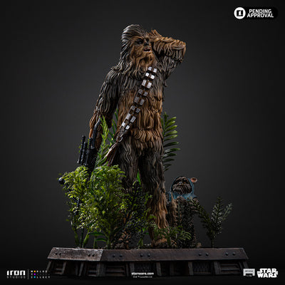 Return of the Jedi - Star Wars Chewbacca & Tokkat Art Scale 1/10