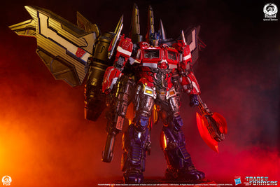 Optimus Prime (Jet Convoy Edition) Museum Scale Statue