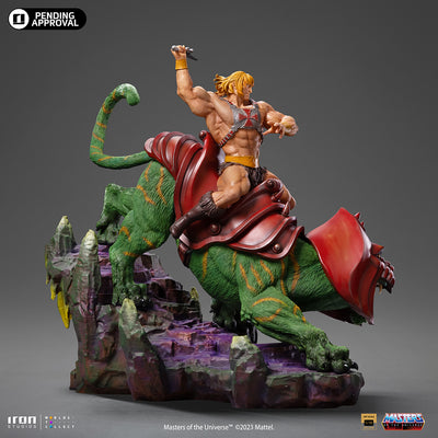 Masters of the Universe - He-Man and Battle Cat Deluxe Art Scale 1/10